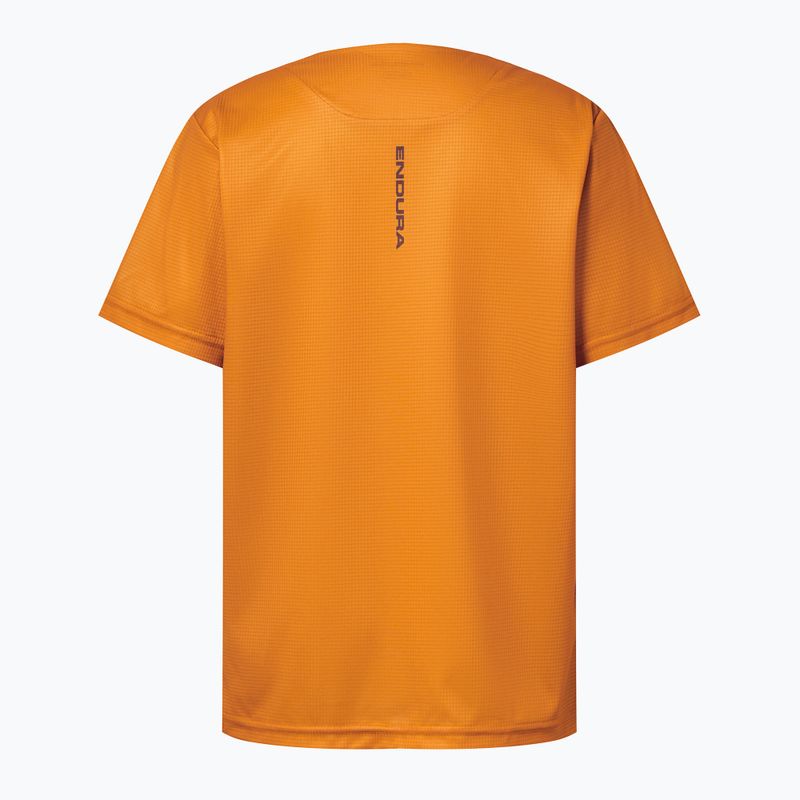 Tricou de ciclism pentru copii Endura Singletrack Core Jr end orange 2