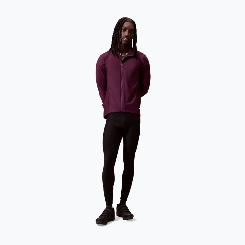 Bluză de ciclism pentru bărbați Endura Loop Ride L/S Jersey black cherry 2