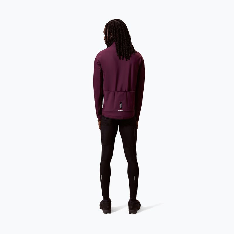 Bluză de ciclism pentru bărbați Endura Loop Ride L/S Jersey black cherry 4