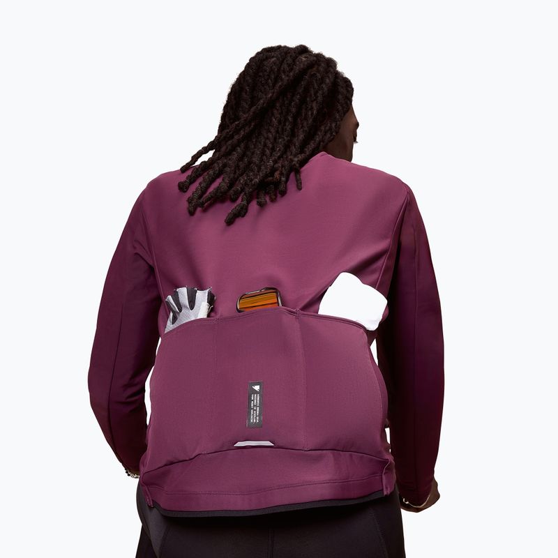 Bluză de ciclism pentru bărbați Endura Loop Ride L/S Jersey black cherry 6