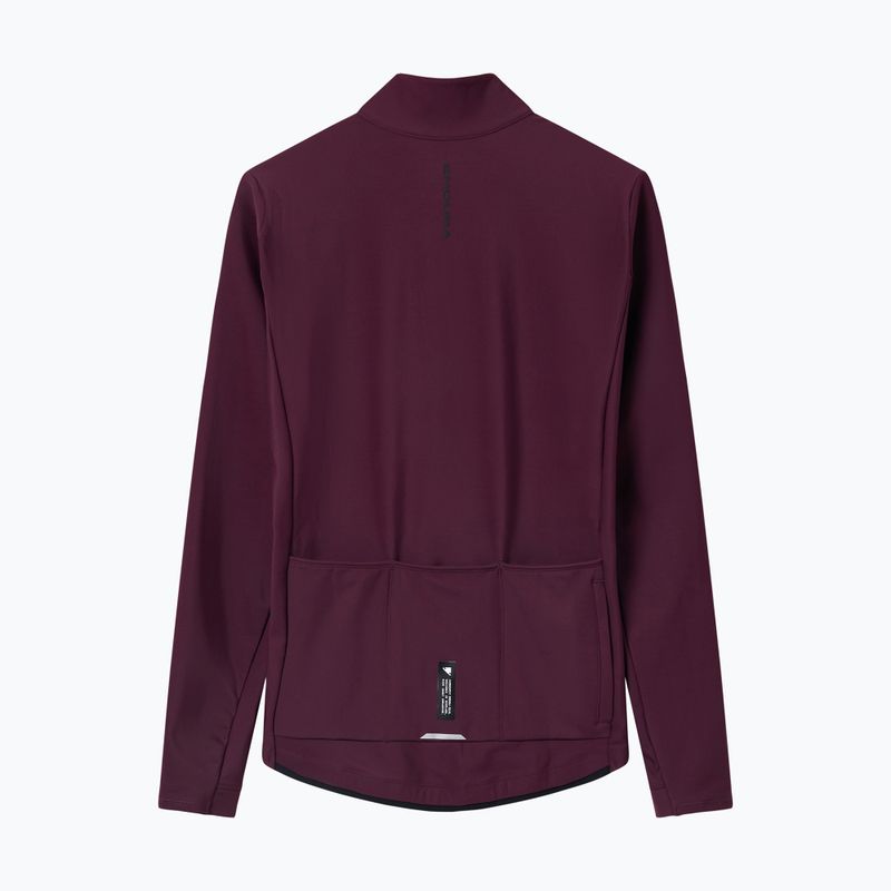 Bluză de ciclism pentru bărbați Endura Loop Ride L/S Jersey black cherry 8