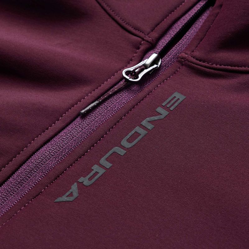 Bluză de ciclism pentru bărbați Endura Loop Ride L/S Jersey black cherry 9