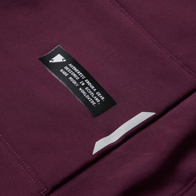 Bluză de ciclism pentru bărbați Endura Loop Ride L/S Jersey black cherry 11