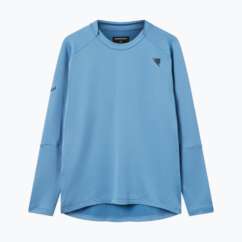 Bluză cu mânecă lungă pentru bărbați de ciclism Endura Alltrack Roam Fleece storm blue 7