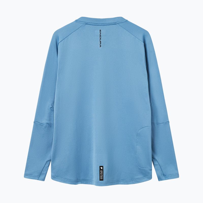 Bluză cu mânecă lungă pentru bărbați de ciclism Endura Alltrack Roam Fleece storm blue 8