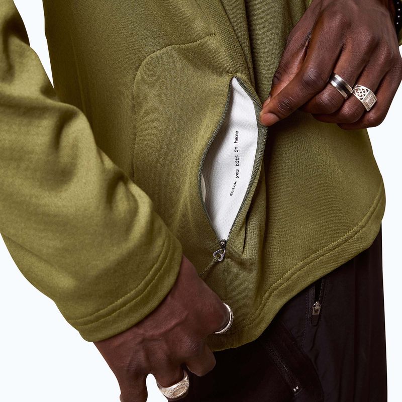 Bluză de ciclism cu mânecă lungă pentru bărbați Endura Alltrack Roam Fleece moss green 6