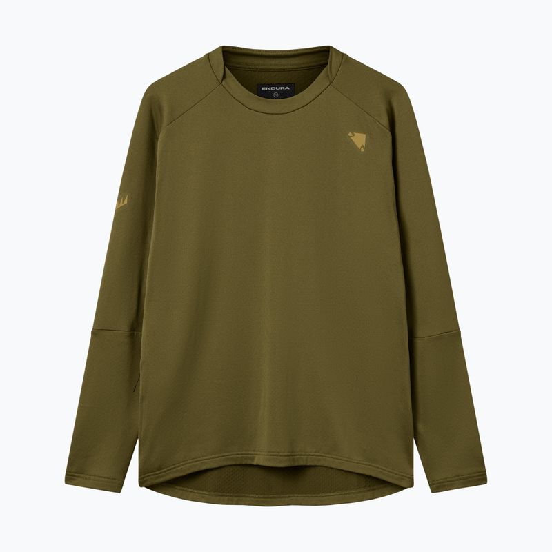 Bluză de ciclism cu mânecă lungă pentru bărbați Endura Alltrack Roam Fleece moss green 7