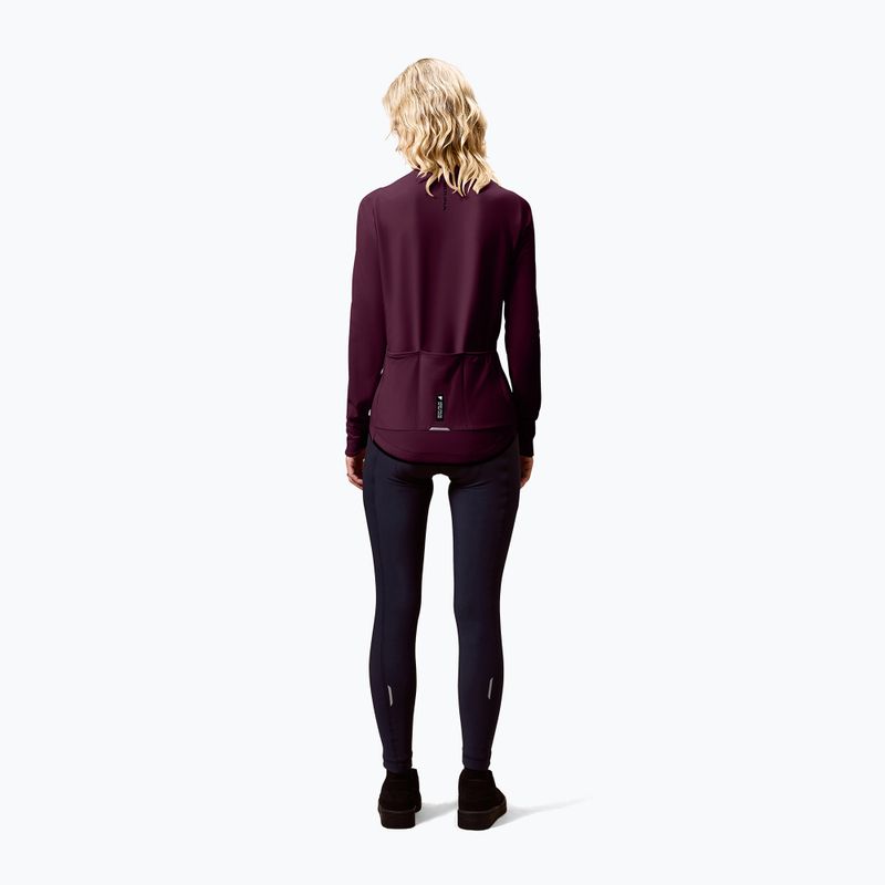 Bluză de ciclism pentru femei Endura Loop Ride L/S Jersey black cherry 4