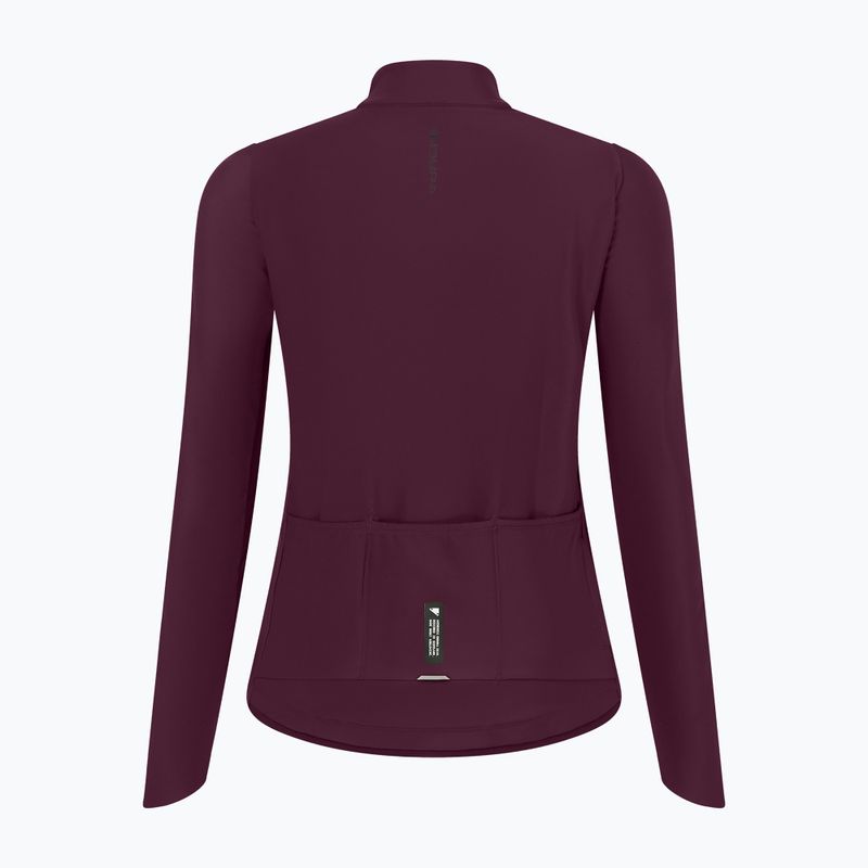 Bluză de ciclism pentru femei Endura Loop Ride L/S Jersey black cherry 8