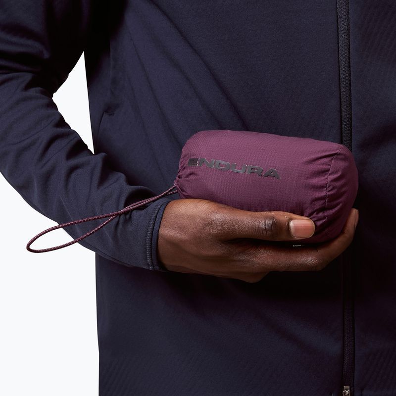 Geacă de ciclism pentru bărbați Endura Alltrack Race Cape black cherry 7
