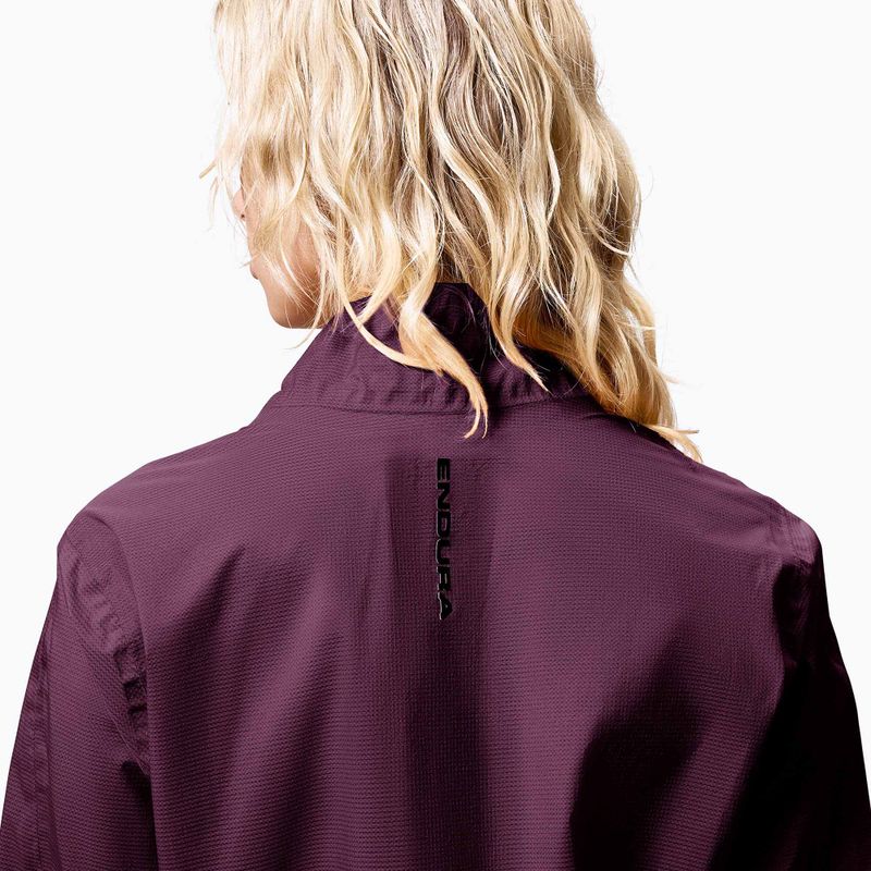 Geacă de ciclism pentru femei Endura Alltrack Race Cape black cherry 6