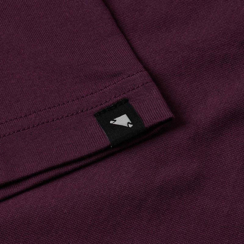 Tricou de ciclism Endura Stacked Logo Graphic Tee black cherry 5
