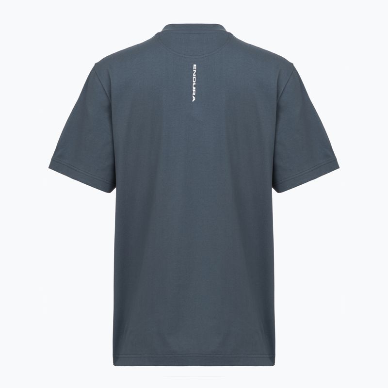 Tricou de ciclism Endura Icon Logo Graphic Tee carbon grey 2