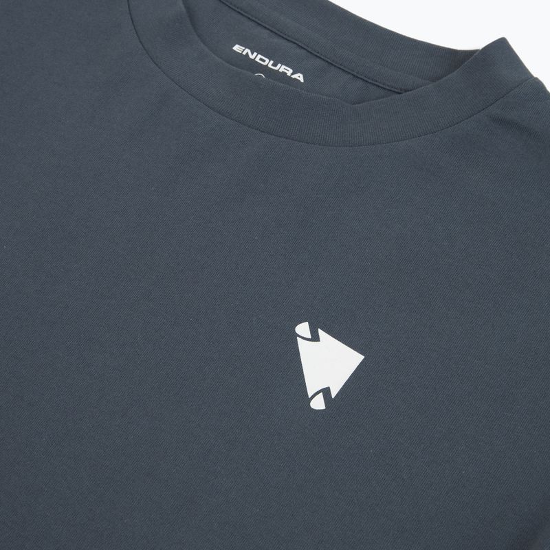 Tricou de ciclism Endura Icon Logo Graphic Tee carbon grey 3