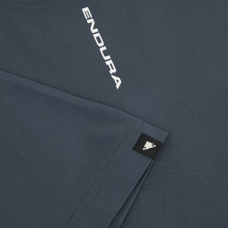 Tricou de ciclism Endura Icon Logo Graphic Tee carbon grey 4