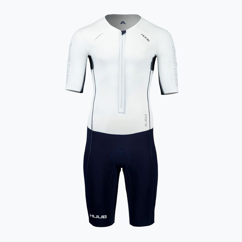 Combinezon de triatlon pentru bărbați HUUB Anemoi 2 SUB22 FL dark navy/white