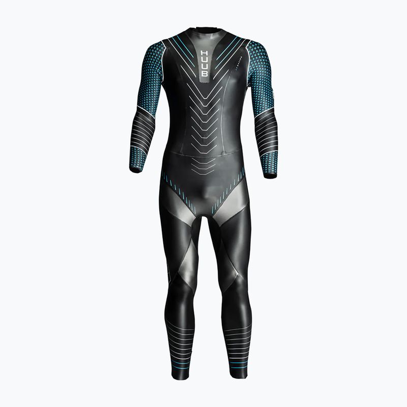 Costum de triatlon pentru bărbați HUUB Pinnacle NB black/blue