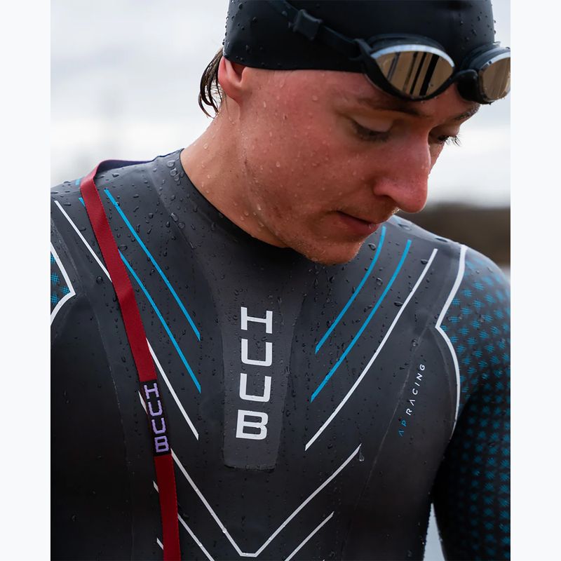 Costum de triatlon pentru bărbați HUUB Pinnacle NB black/blue 5