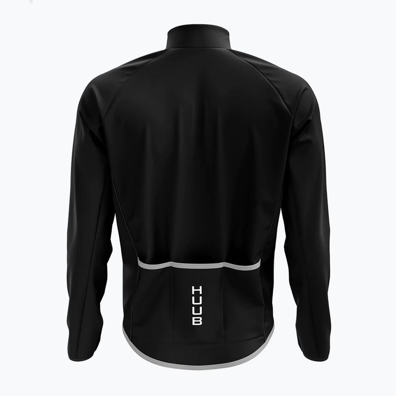 Jachetă de ciclism pentru bărbați HUUB Eternal Peaks black/red 2