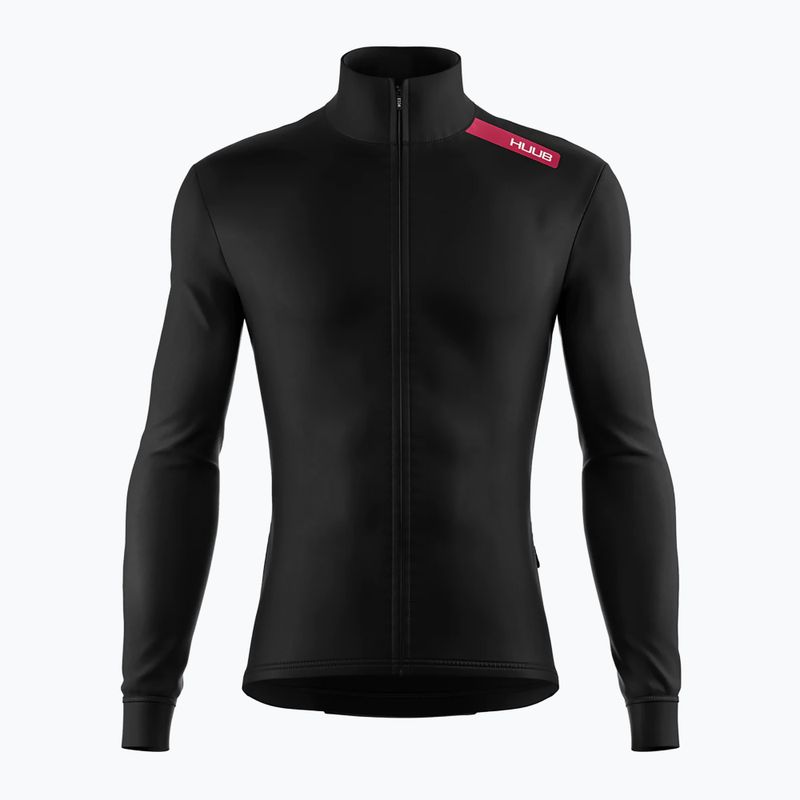 Longsleeve de ciclism pentru bărbați HUUB Eternal LS Thermal black/red