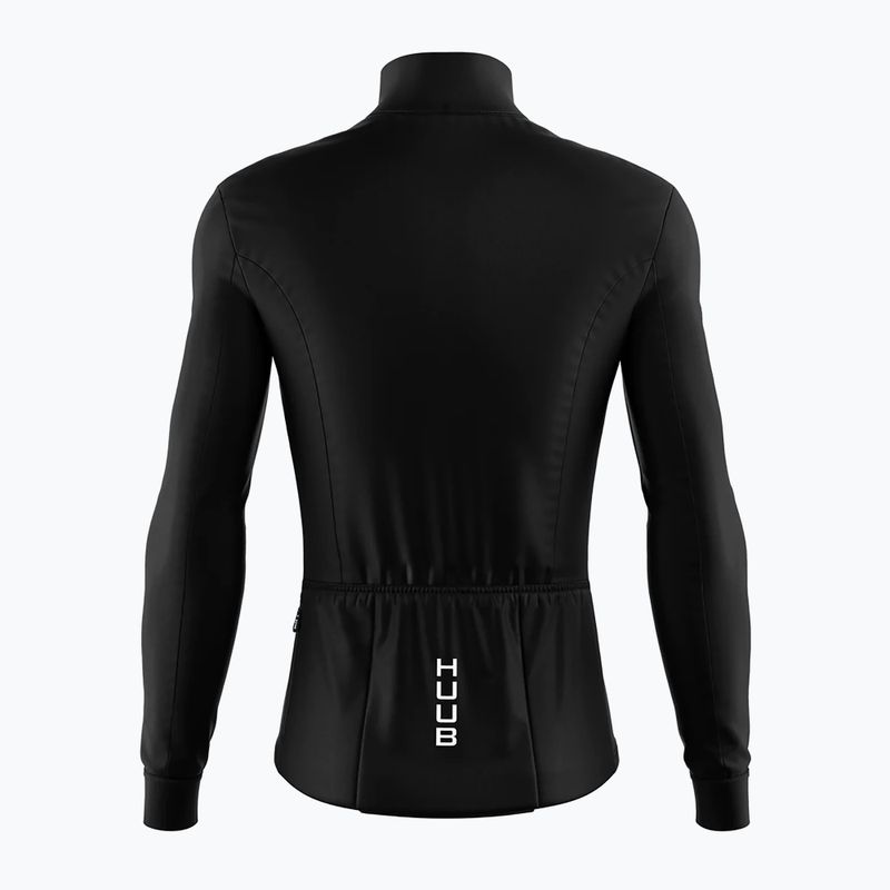 Longsleeve de ciclism pentru bărbați HUUB Eternal LS Thermal black/red 2