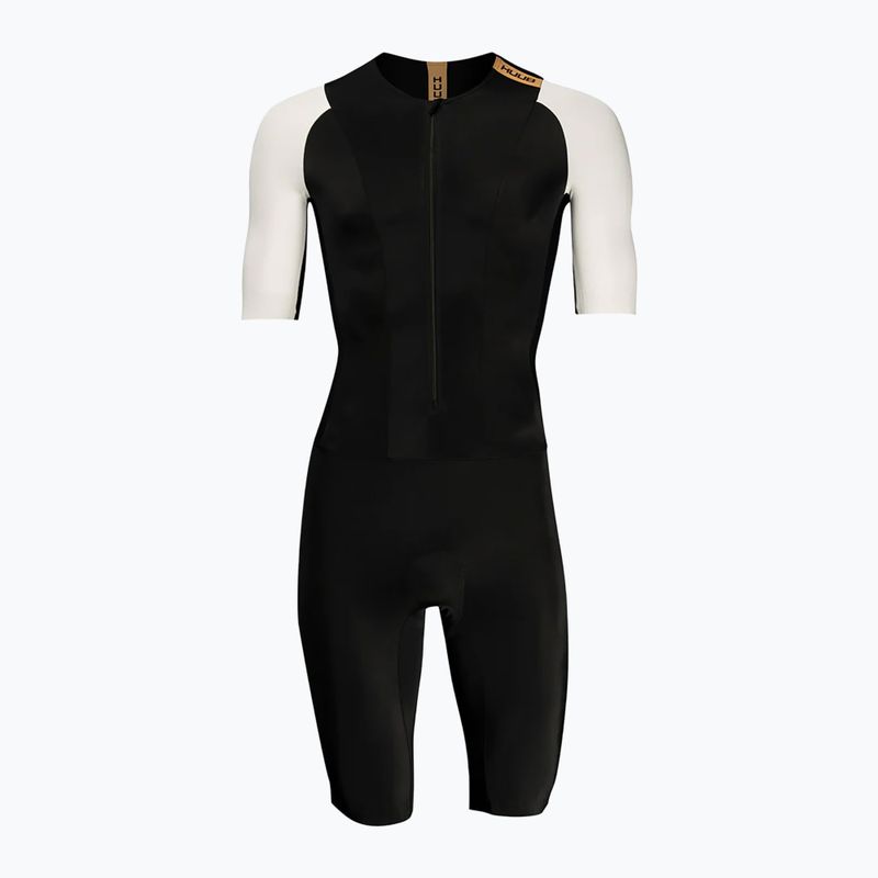 Combinezon de triatlon pentru bărbați HUUB Collective Tri Suit black/white