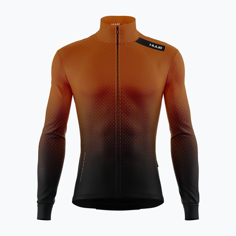 Longsleeve de ciclism pentru bărbați HUUB Core 4 Thermal LS copper brown