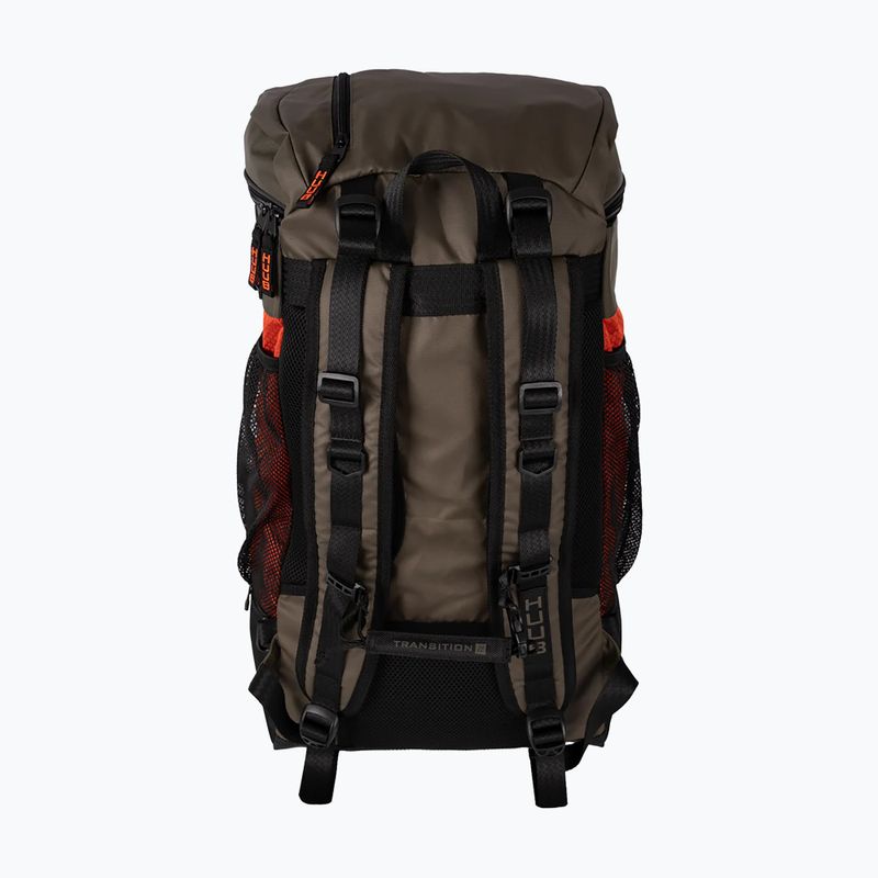 Rucsac de triatlon  HUUB Transition II Rucksack 40 l olive / orange 2