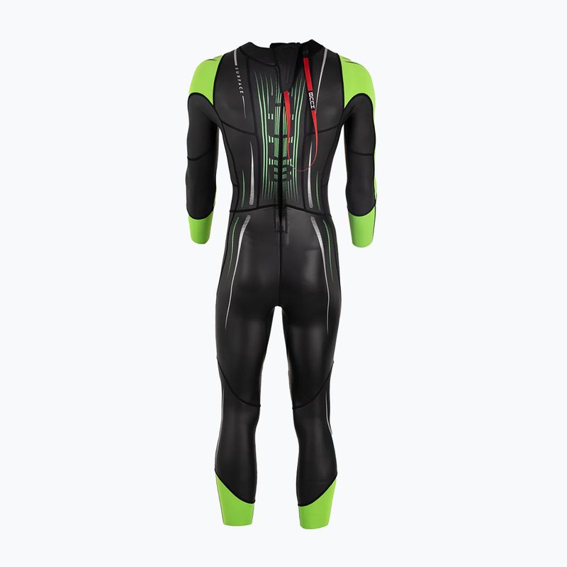 Spumă de înot pentru bărbați HUUB Surface 3.3 fluo green 2