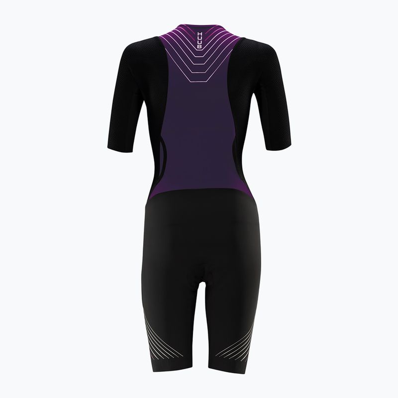 Costum de ciclism pentru femei  HUUB Pinnacle Tri Suit W black / grape 2