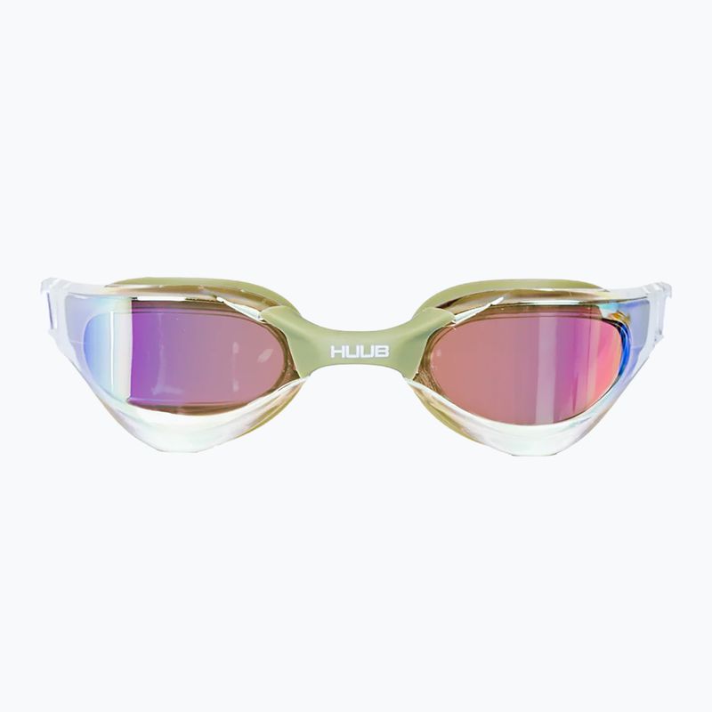 Ochelari de înot HUUB Thomas Lurz sage/clear gold mirror 2