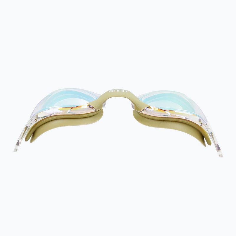 Ochelari de înot HUUB Thomas Lurz sage/clear gold mirror 3