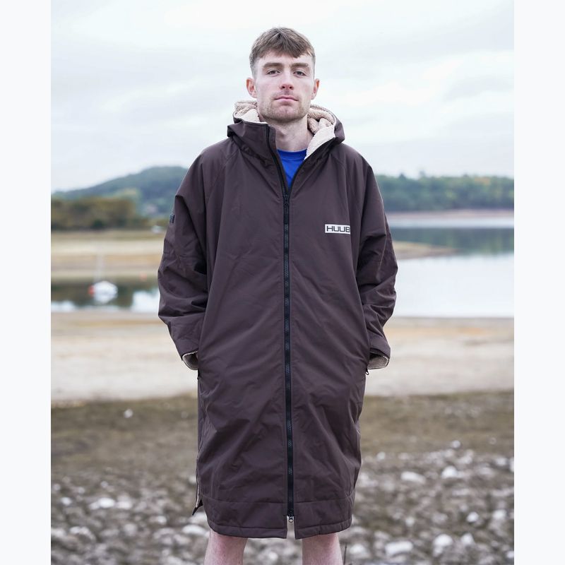 Palton HUUB Changing Robe chocolate/oatmeal 3