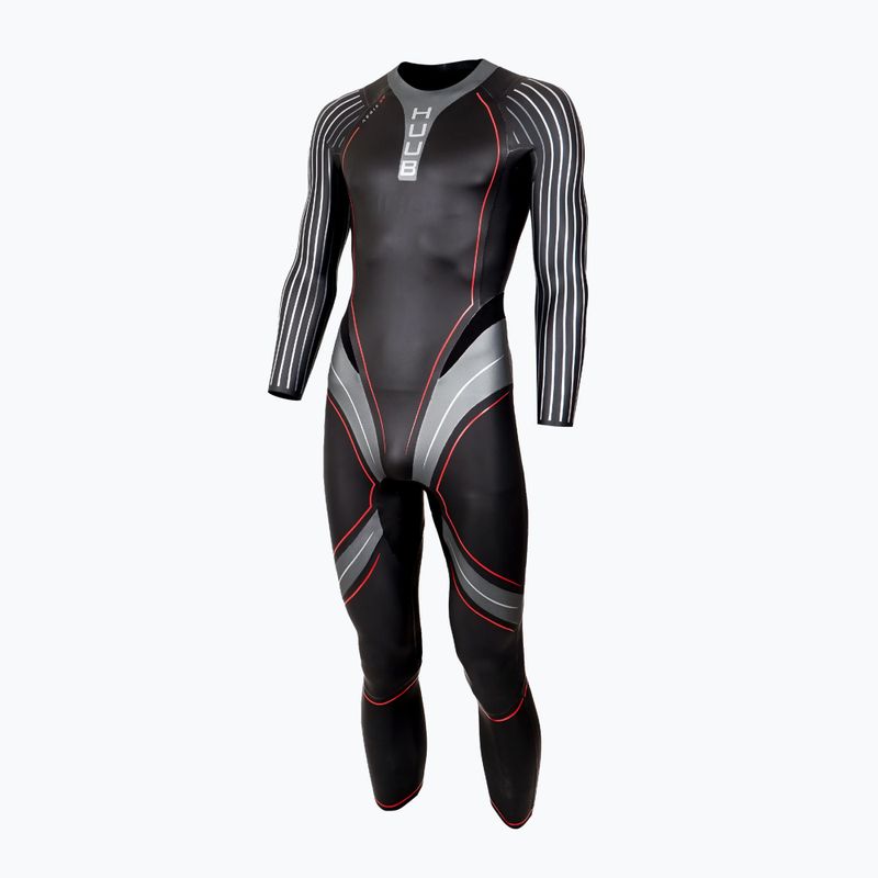 Costum de triatlon pentru bărbați HUUB Aegis XV 3:5 black/red 2