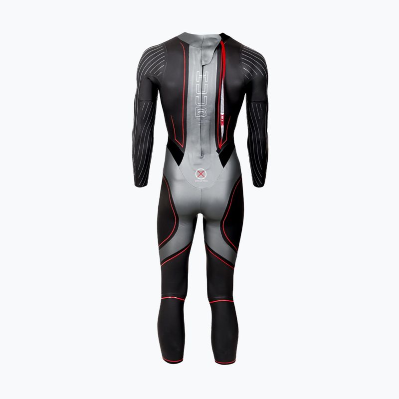 Costum de triatlon pentru bărbați HUUB Aegis XV 3:5 black/red 3