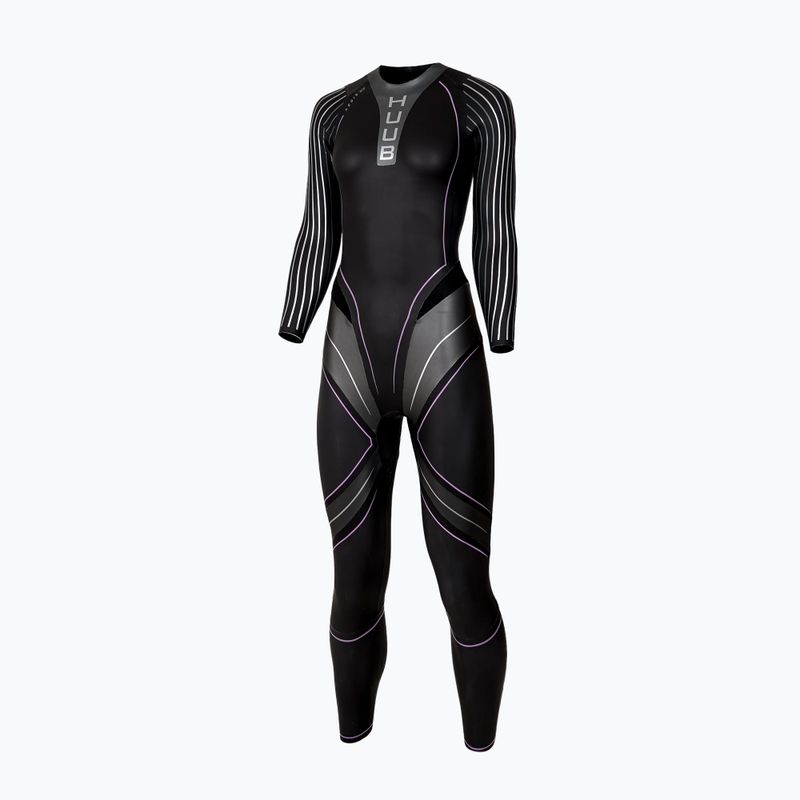 Costum de triatlon pentru femei HUUB Aegis XV 3:3 black/silver 3