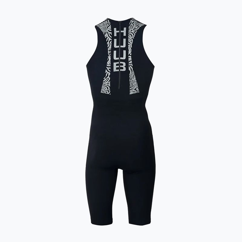 Combinezon de triatlon pentru bărbați HUUB Swimskin black/silver 2