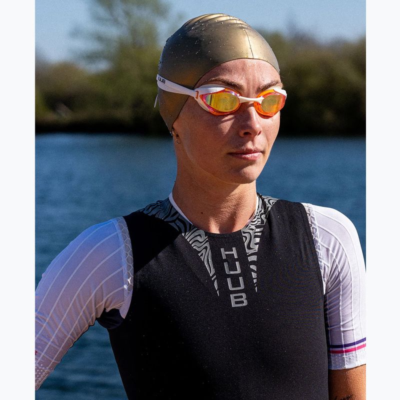 Combinezon de triatlon pentru femei HUUB Swimskin black/silver 5