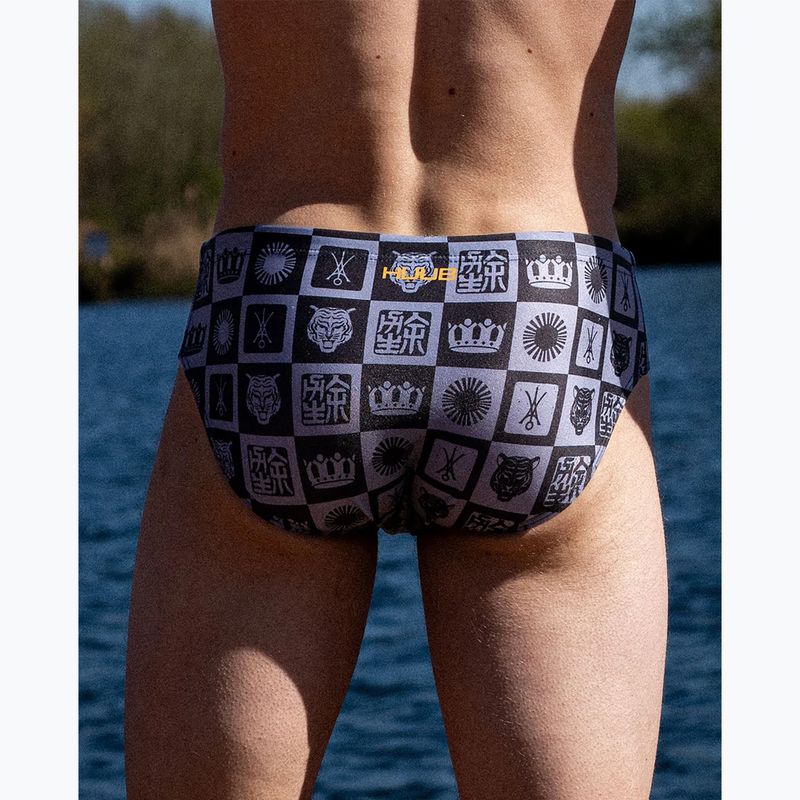 Slipuri de înot pentru bărbați HUUB Trunk Yee gray/orange 5