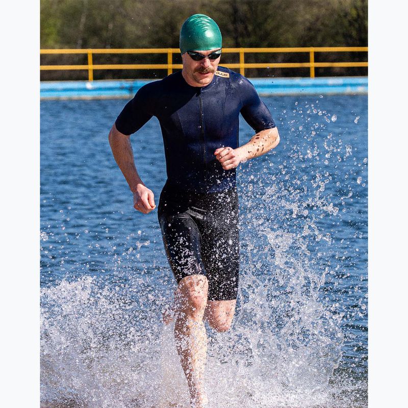 Combinezon de triatlon pentru bărbați HUUB Collective Trisuit navy/black 4
