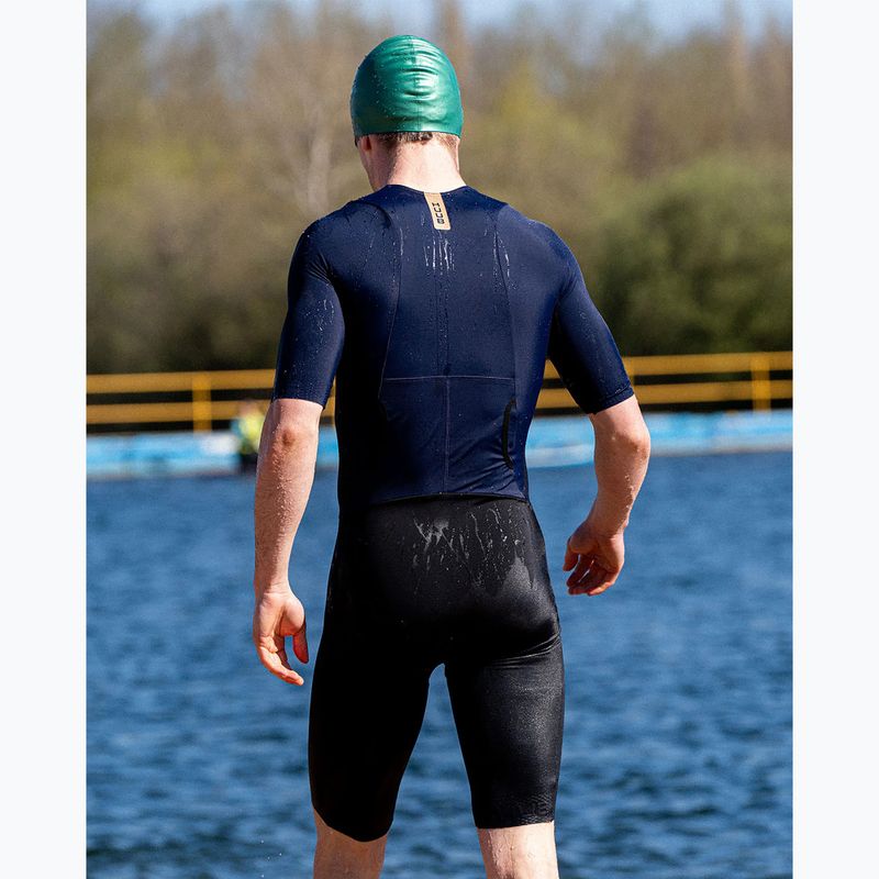 Combinezon de triatlon pentru bărbați HUUB Collective Trisuit navy/black 5