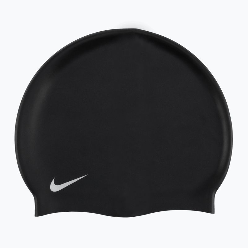 Șapcă de înot pentru copii Nike Solid Silicone negru TESS0106-001