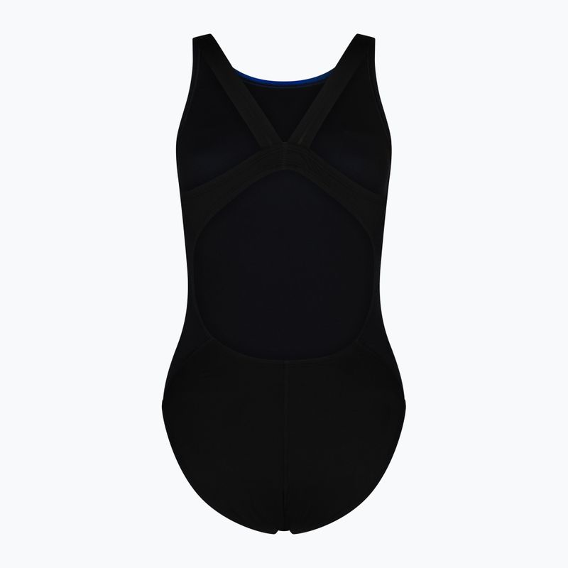 Costum de baie dintr-o bucată Nike Fade Sting pentru femei, negru albastru marin NESS8050 2