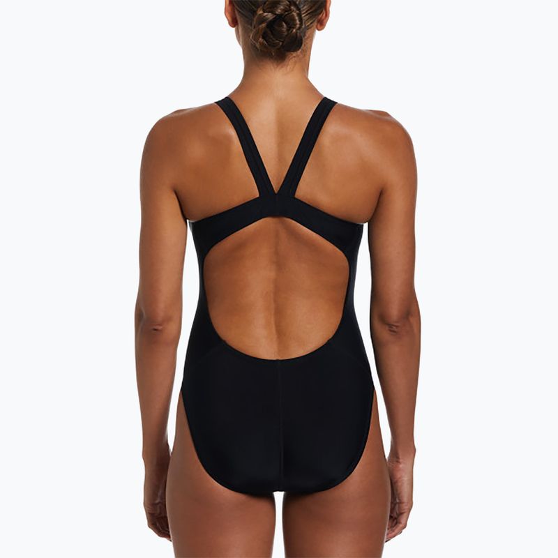 Costum de baie dintr-o bucată pentru femei Nike Fastback black 2