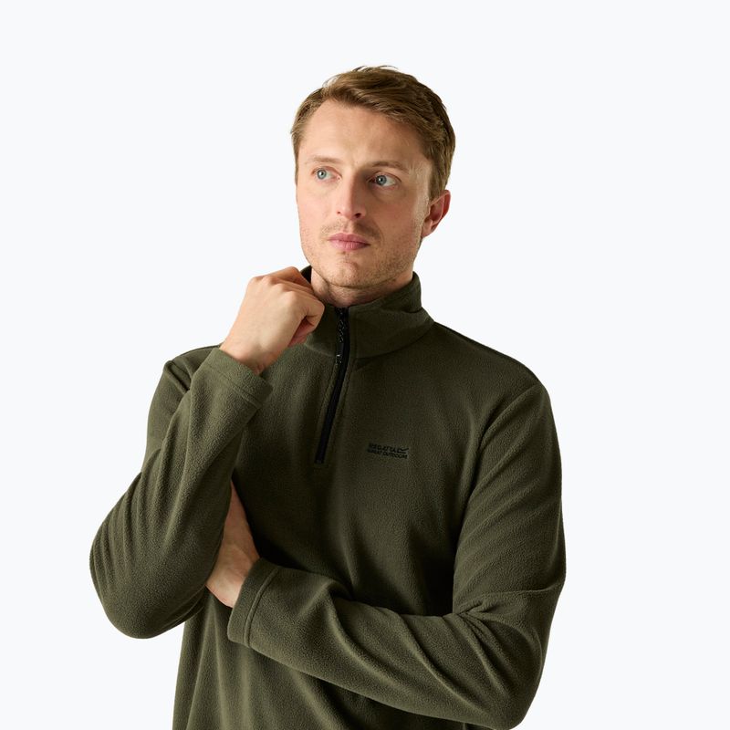 Bluză fleece pentru bărbați REGATTA Thompson dark khaki 4