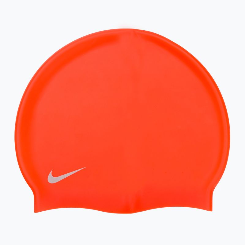 Șapcă de înot pentru copii Nike Solid Silicone Orange TESS0106-618