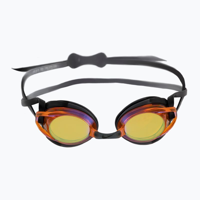 Ochelari de înot pentru copii Nike REMORA MIRROR JUNIOR negru și portocaliu NESS6156 2