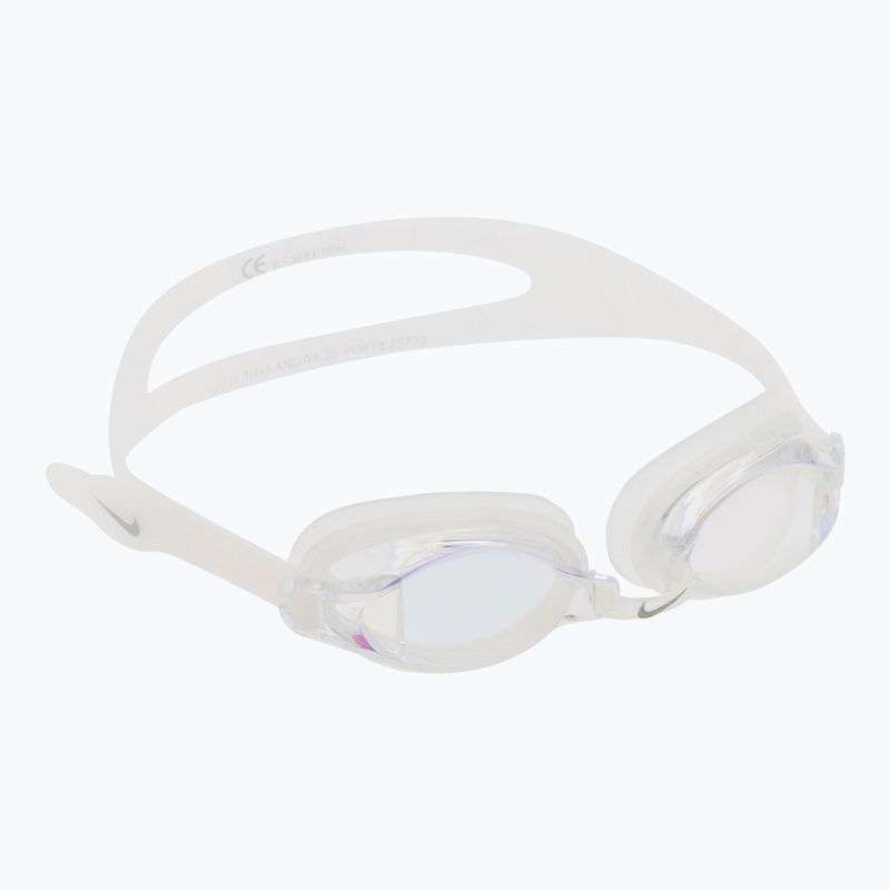 Ochelari de înot Nike CHROME MIRROR alb NESS7152-000
