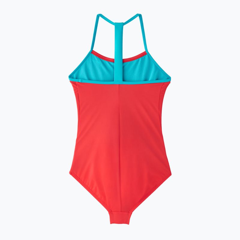 Costum de baie dintr-o singură piesă pentru copii Nike Solid Girl II portocaliu NESS9629-859 5