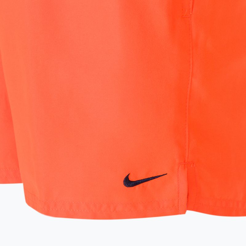 Pantaloni scurți de baie Nike Essential 5" Volley pentru bărbați, portocaliu NESSA560-822 3
